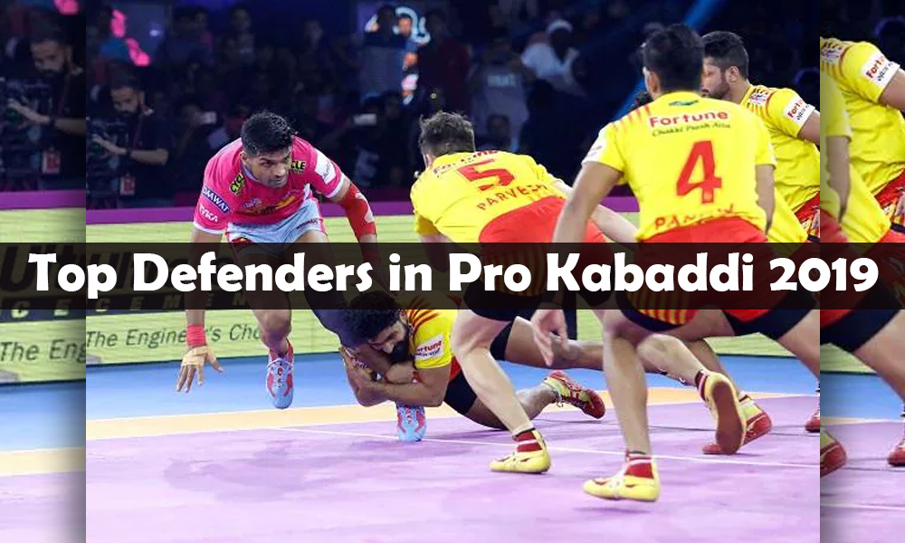 Top Defenders in Pro Kabaddi 2019