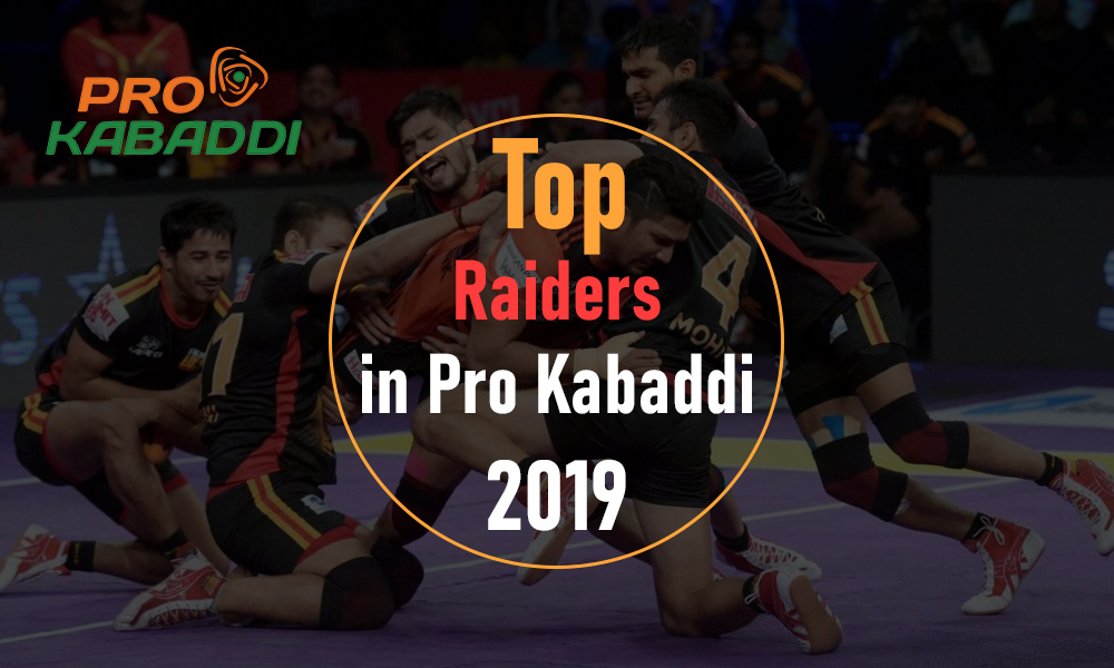 Top Raiders in Pro Kabaddi 2019